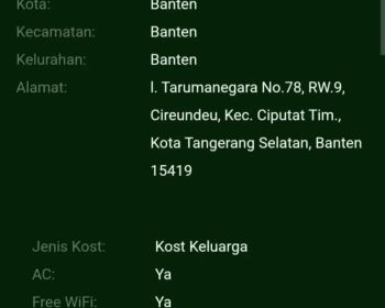 Di sewakan Rumah 2 lantai daerah Cirendeup ciputat Perumahan purilaras