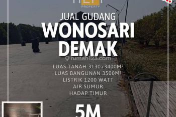 Dijual Gudang di Wonosari Demak
Pemilik BU