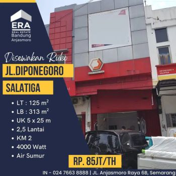 Disewakan Ruko di Jl. Diponegoro Salatiga