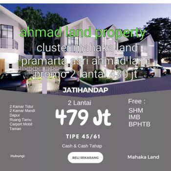 2 lt promo rumah kota bandung timur jatihandap antapani cluster mahaka