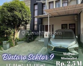 For Sale Bintaro Sektor 9 Cluster Emerald Modern Minimalist Full Furnished