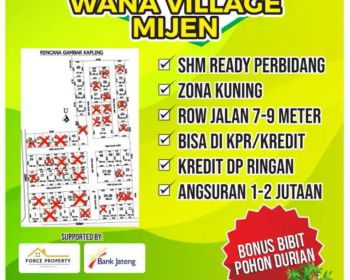 [KAVLINGMURAHSEMARANG] Mijen 90jutaaan luas 120m²