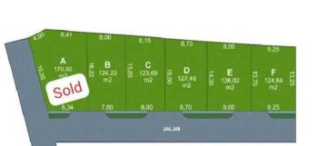 Tanah Kavling Murah Sudah SPlit Deket Kampus Undip di sumurboto