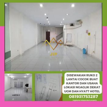 Disewakan ruko 2 lantai cocok buat kantor dan usaha