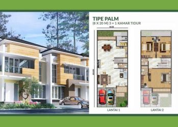 Dijual Rumah Cluster Concerto Beach Uk 8x20 Type Palm