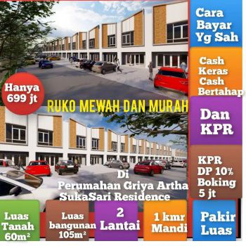 DIJUAL RUKO MEWAH DKT PUSAT KOTA SEPATAN