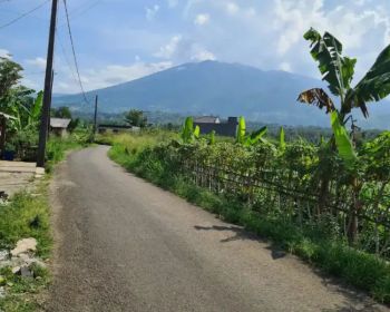 Dijual tanah view gunung salak di cigombong bogor