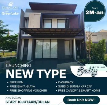 MURAH, Rumah LEBAR 10 Cuma 2 M-AN Di Citraland Wiyung