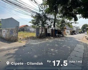 Dijual tanah siap bangun bentuk kotak di cilandak belakang citos