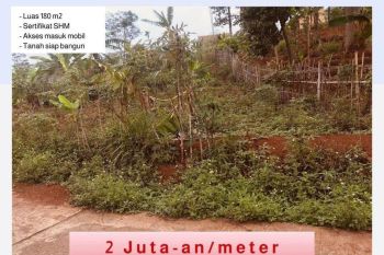 Tanah Cileunyi Bandung Area Kosan Cocok Untuk Investasi SHM