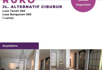Disewa Ruko Paling Strategis Di Jln Altenatif Cibubur