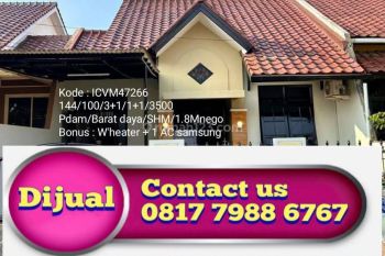 Rumah bagus di lokasi nyaman dan siap huni @Villa melati mas