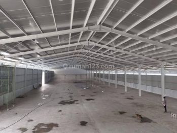 Gudang di Cikupa, 6.000m2, Ada Office, bisa cont 40ft, Rp 40rb/m