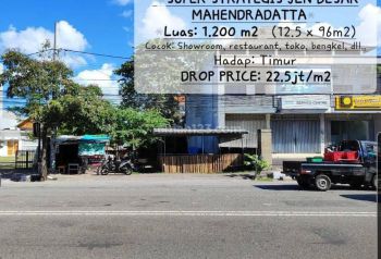 FS: Tanah super strategis Bali, cocok unt SHOWROOM/BENGKEL/RESTO/GUDANG/OFFICE