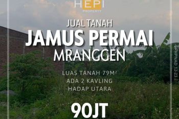 Dijual Tanah di Jamus Permai Mranggen