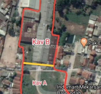KAVLING TANAH MURAHHH Luas 3610 m² di BOJONGSOANG