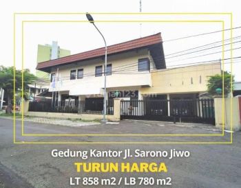 Murah Dijual Kantor Siap Pakai Dekat Jemursari Jalan Sarono Jiwo