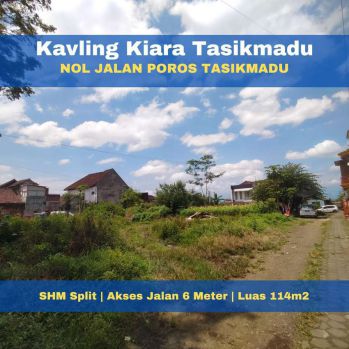 Kavling Strategis Malang Tasikmadu, SHM Ready Per Unit