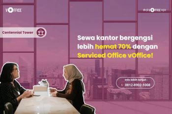 SEWA KANTOR FULLY FURNISHED AREA SEMANGGI JAKARTA SELATAN