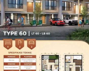 Rumah Gaharu Residence 3 Dekat Mall Cibubur FREE BPHTB