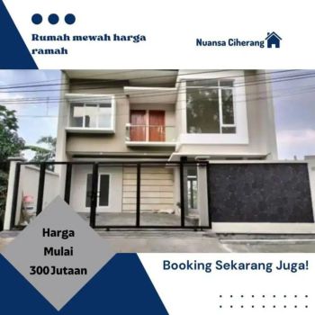 RUMAH 2 LANTAI DENGAN PEMANDANGAN ASRI!