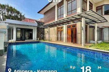 Rumah Mewah Kemang Ampera Dalam Komplek Semifurnished Lokasi Aman