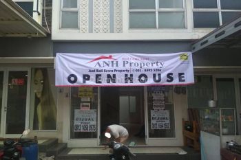 Ruko siap Huni, lokasi strategis akses tol kota wisata, lebar jalan 20 m2