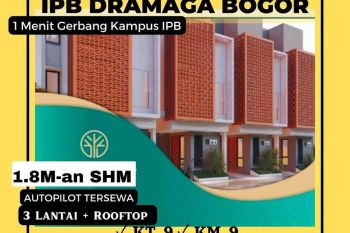 Dijual KOST BOGOR SHM Dekat IPB Dramaga, PINGGIR JL 1 menit Gate Kampus, JAMINAN