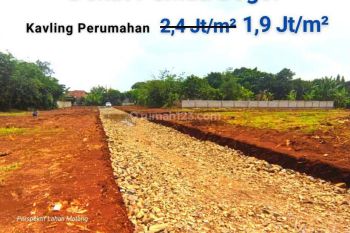 Tanah 1 Jutaan 10 Menit Pemda Cibinong. Free SHM