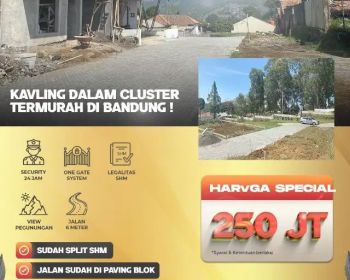 Tanah Kavling Lembang Hanya 250jt