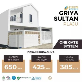 Rumah Komersil di Plaju dekat kampus dokter Muhammadiyah