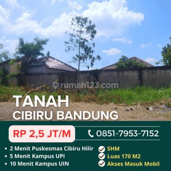 5 Menit Kampus Upi Cibiru Tanah Murah Bandung Siap Bangun SHM