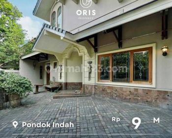 For Sale Classic Ethnic House Fully Furnished SHM di Pondok Indah