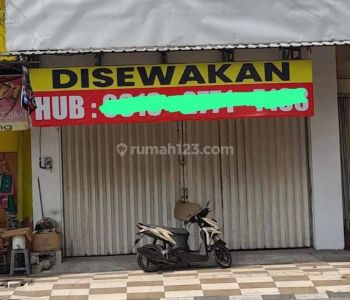 Sewa ruko 1 lantai yg strategis dekat kota lama