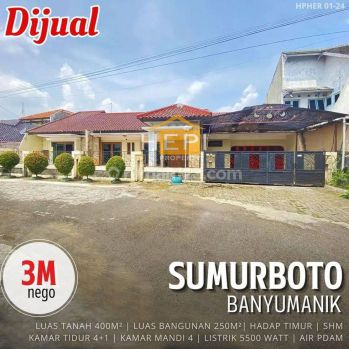 Rumah Luas Murah di Cluster sumurboto banyumanik
