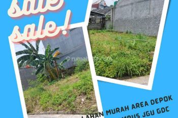Tanah Siap Bangun Dekat Stasiun Depok Lama