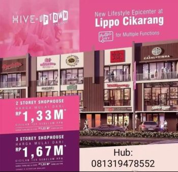 RUUKO BARU 2 LANTAI THE HIVE UPTOWN AVENUE