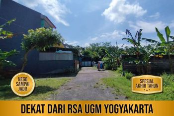 Tanah Yogyakarta 10 menit ke Sleman City Hall Sleman SHM