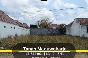 Tanah SHM Strategis Dekat Stadion Maguwoharjo Harga 3 Jutaan