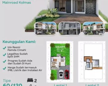 Tanah siap bangun Cluster Mainroad Cimahi Kolmas