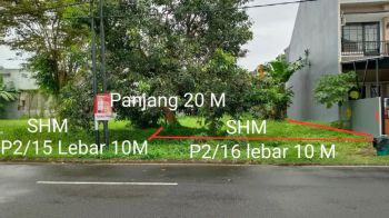 Dijual Tanah SHM di Citra Raya Cikupa lokasi Strategis dan Kav di BSD