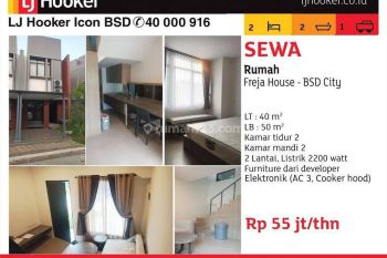 disewakan freja bsd city
