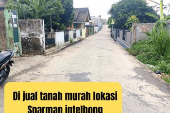 Tanah murah siap bangun lokasi s parman intelbong