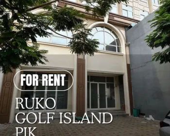 MURAH RUKO GANDENG 2 GOLF ISLAND - PIK TIDAK KETUTUP DEPANNYA