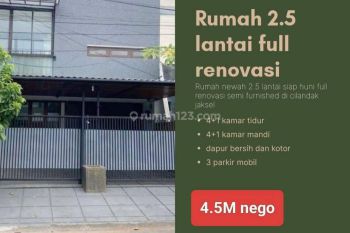 BU !! Rumah mewah 2.5 Lantai siap huni jakarta selatan