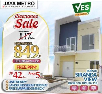 Ready Stock Rumah Baru Siap Huni Lokasi Dekat Undip Semarang