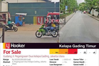 Gudang Jl. Pegangsaan Dua Kelapa Gading, Jakarta Utara