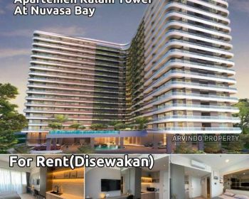 DISEWAKAN CEPAT!! Apartement Kalani Lantai 15 Sea View, Nuvasa Bay, Nongsa,