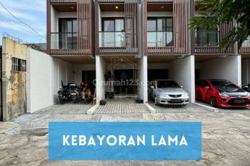Townhouse 3 Lantai Unit Baru Kebayoran Lama Jakarta Selatan