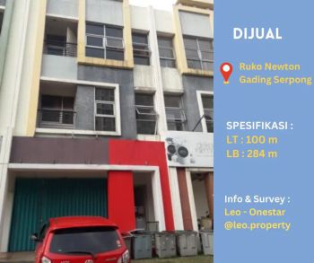 Ruko Dekat Universitas umn bisa jadi kost, Newton, Gading Serpong